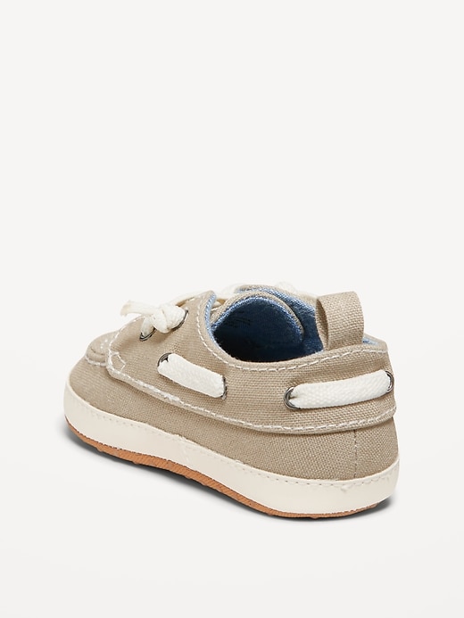 Image number 3 showing, Canvas Boat Shoes for Baby