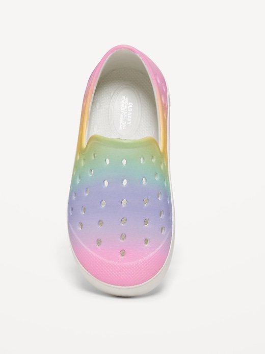 View large product image 2 of 4. Perforated Slip-On Shoes for Toddler Girls (Partially Plant-Based)