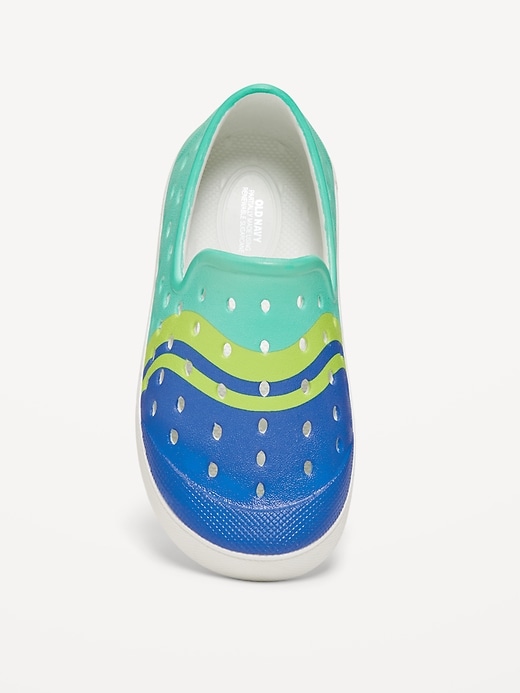 View large product image 2 of 3. Perforated Slip-On Shoes for Toddler Boys (Partially Plant-Based)