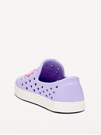 View large product image 3 of 4. Perforated Slip-On Shoes for Toddler Girls (Partially Plant-Based)