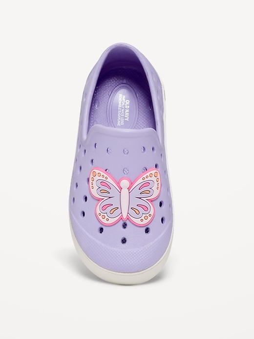 View large product image 2 of 4. Perforated Slip-On Shoes for Toddler Girls (Partially Plant-Based)