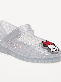 View large product image 5 of 5. Disney© Minnie Mouse Jelly Mary-Jane Flats for Toddler Girls