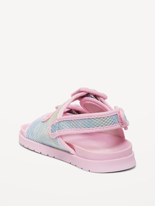 View large product image 2 of 3. Mesh Double-Strap Sandals for Toddler Girls