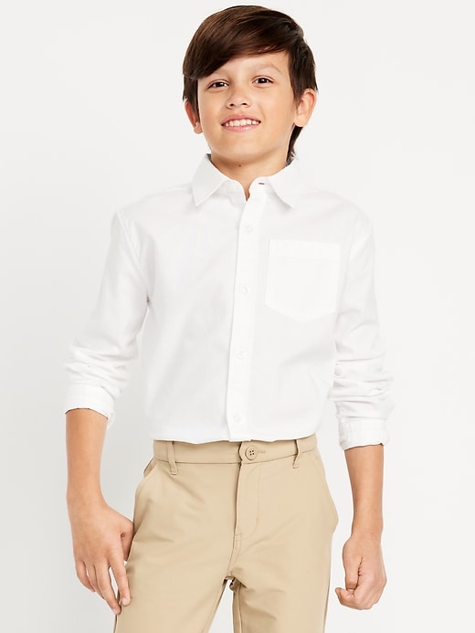 View large product image 1 of 2. Lightweight Oxford School Uniform Shirt for Boys