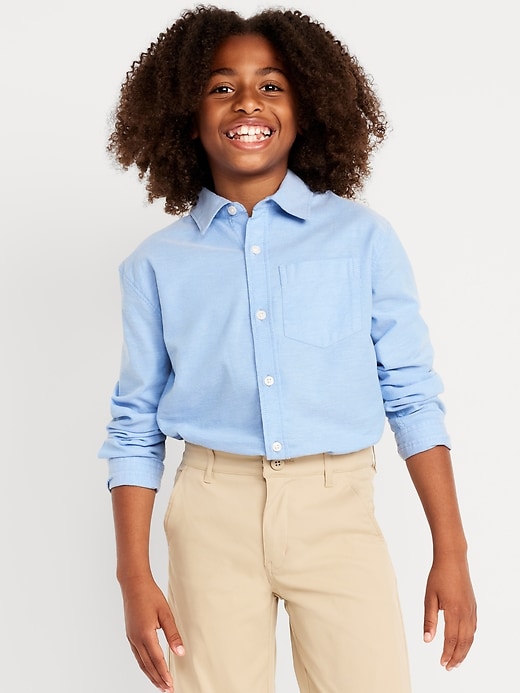 View large product image 1 of 2. Lightweight Oxford School Uniform Shirt for Boys