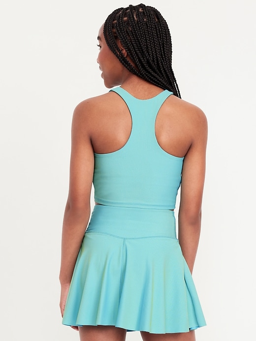 View large product image 2 of 6. PowerSoft Longline Ribbed Sports Bra for Girls