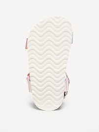 View large product image 3 of 4. Faux-Leather Tech Sandals for Toddler Girls