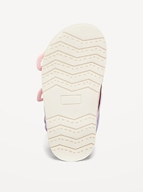 View large product image 3 of 4. Clear Double-Strap Sandals for Toddler Girls