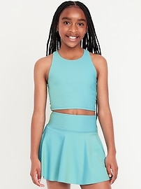 View large product image 4 of 6. PowerSoft Longline Ribbed Sports Bra for Girls