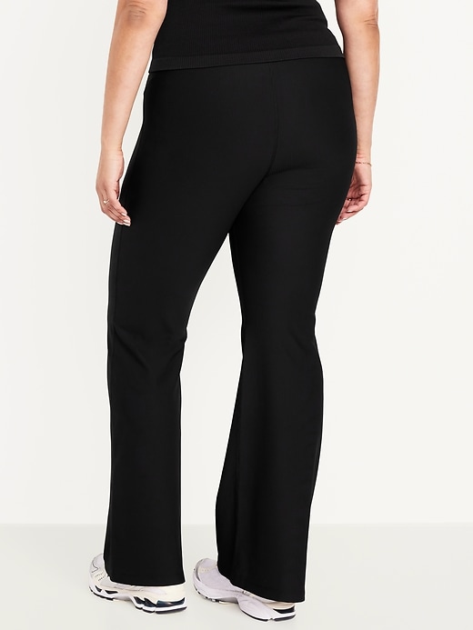 Image number 8 showing, Extra High-Waisted PowerSoft Rib Flare Leggings