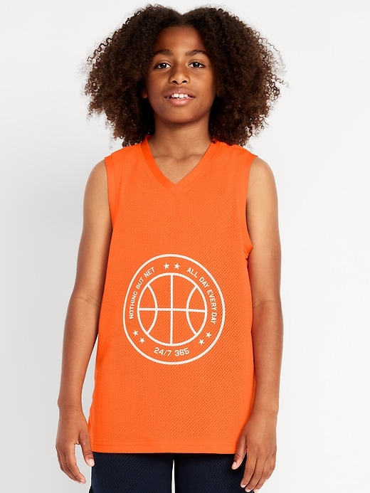View large product image 1 of 3. Mesh Graphic Tank Top for Boys