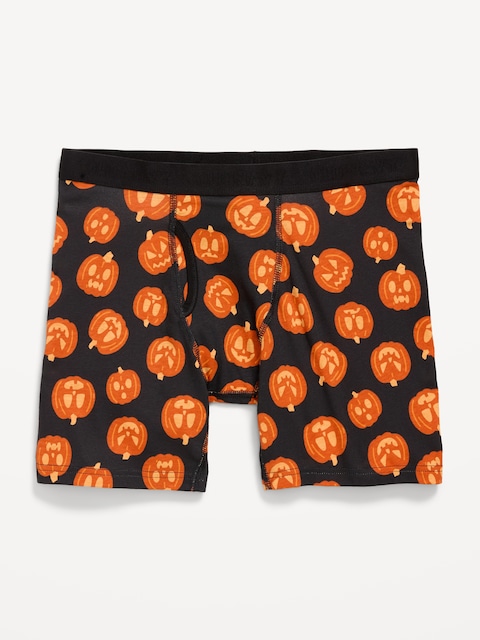 Soft-Washed Boxer Briefs -- 6.25-inch inseam - Orange