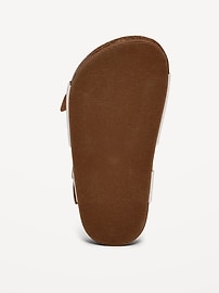 View large product image 4 of 4. Faux-Leather Buckled Strap Sandals for Toddler Girls