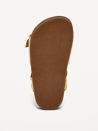View large product image 4 of 4. Faux-Leather Buckled Strap Sandals for Toddler Girls