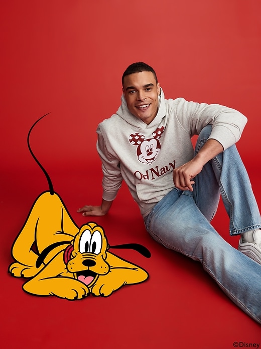 Image number 3 showing, Old Navy x Disney© Mickey Mouse Flag Oversized Logo Graphic Hoodie