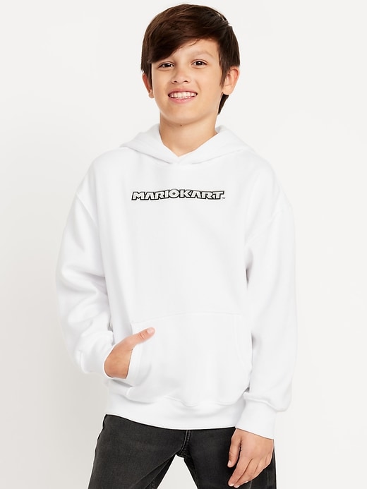 View large product image 1 of 3. Mario Kart™ Oversized Gender-Neutral Pullover Hoodie for Kids