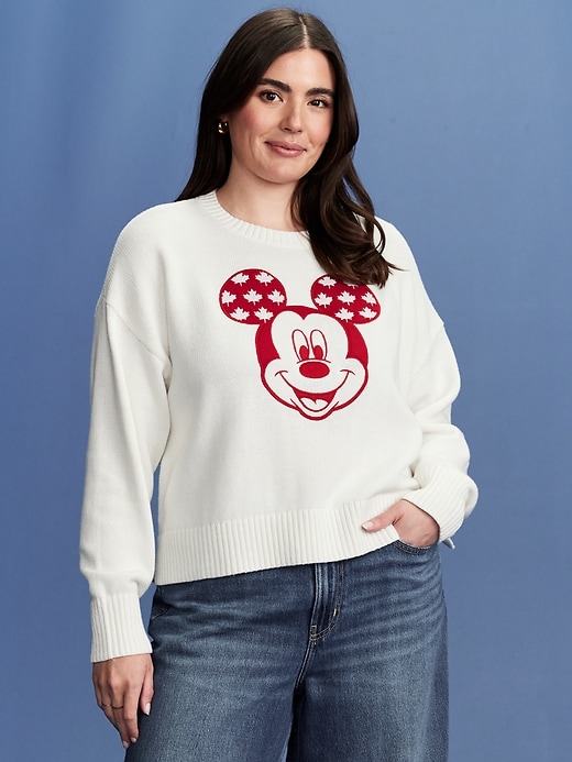 Image number 4 showing, Old Navy x Disney© Mickey Mouse Flag Graphic Sweater