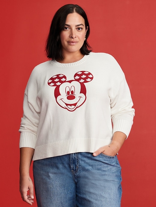 Image number 6 showing, Old Navy x Disney© Mickey Mouse Flag Graphic Sweater