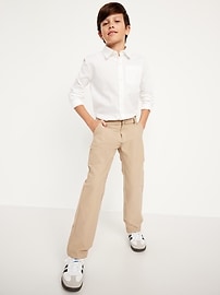 View large product image 3 of 3. School Uniform Straight Leg Pants for Boys