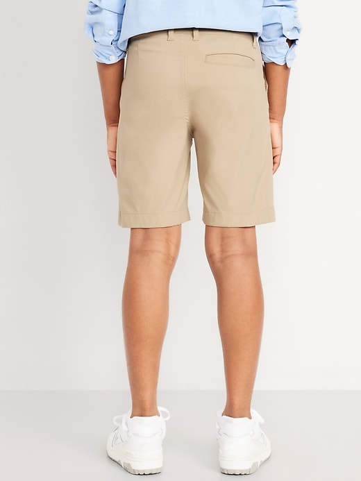 View large product image 2 of 3. School Uniform Knee Length Shorts for Boys