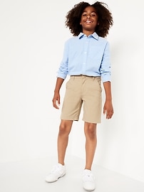 View large product image 3 of 3. School Uniform Knee Length Shorts for Boys