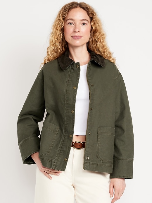 Image number 1 showing, Canvas Barn Jacket