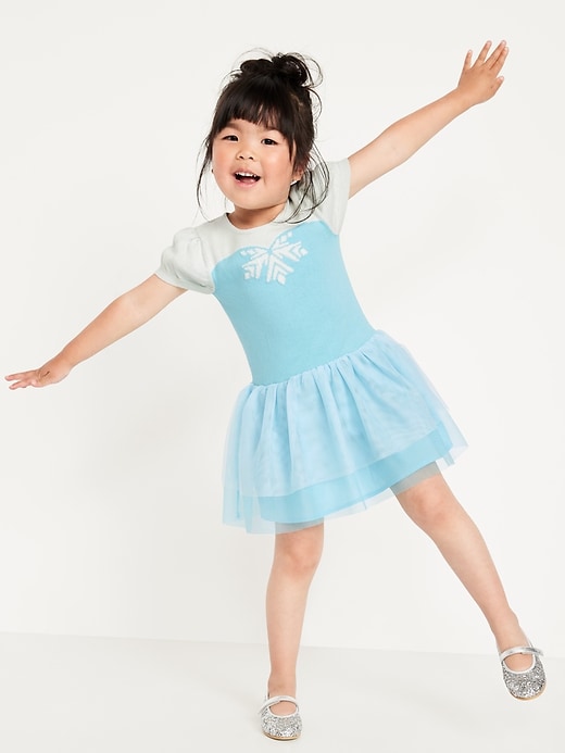 View large product image 1 of 2. Disney© Short-Sleeve Princess Tutu Dress for Toddler Girls