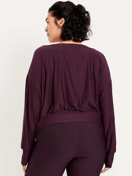 Image number 8 showing, CloudMotion Boat-Neck Top