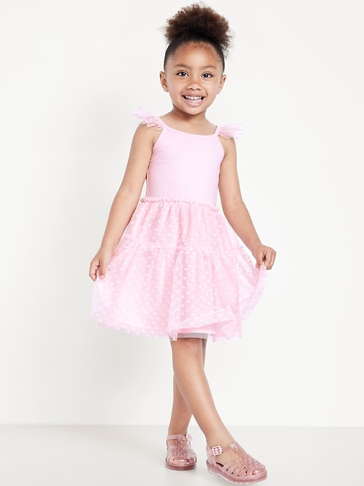 View large product image 1 of 1. Fit and Flare Cami Tutu Dress for Toddler Girls