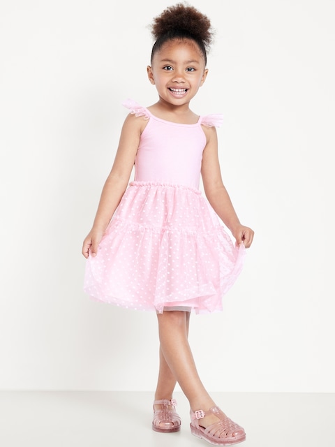 Fit and Flare Cami Tutu Dress for Toddler Girls