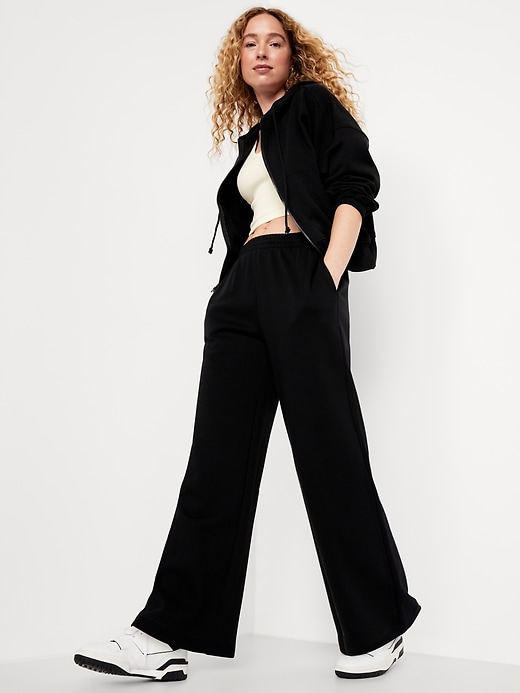 Image number 3 showing, High-Waisted SoComfy Wide-Leg Sweatpants