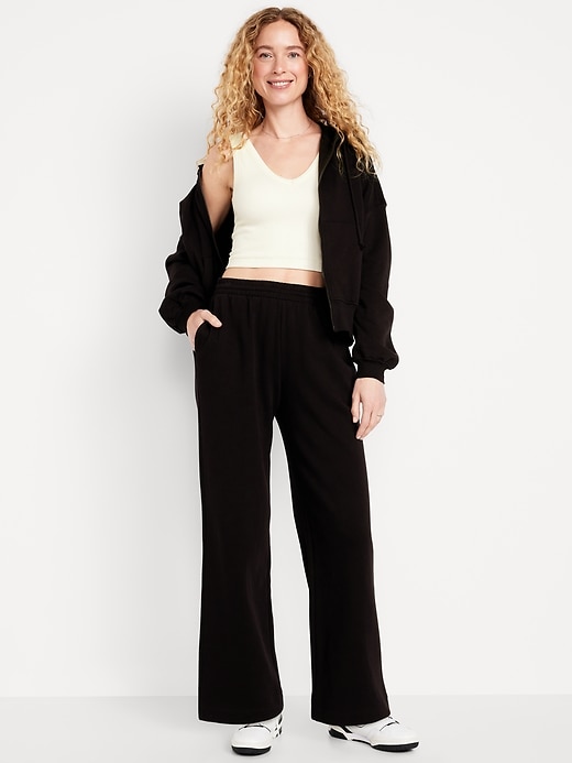 Image number 1 showing, High-Waisted SoComfy Wide-Leg Sweatpants