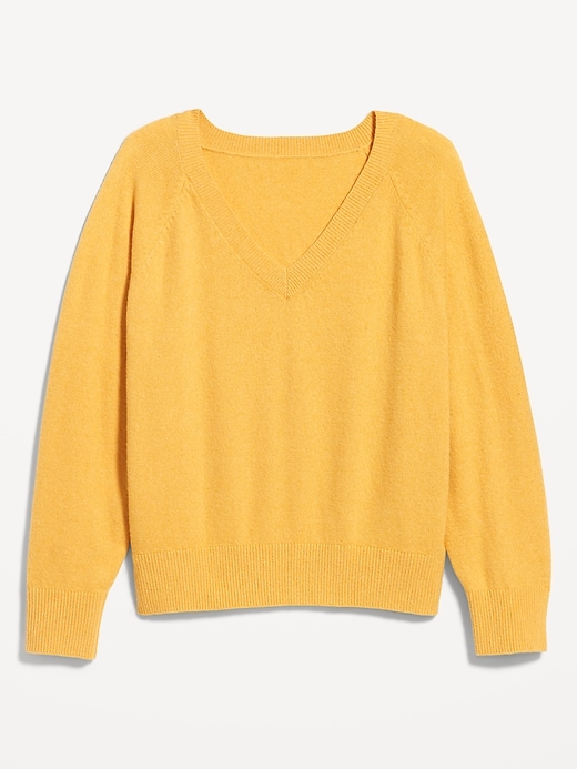 Image number 3 showing, SoSoft Loose V-Neck Sweater