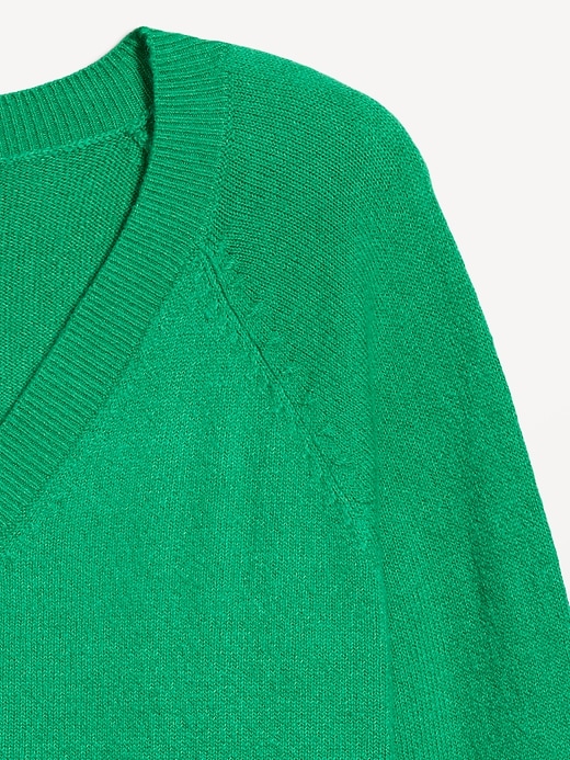Image number 5 showing, SoSoft Loose V-Neck Sweater
