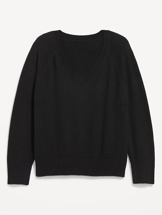 Image number 3 showing, SoSoft Loose V-Neck Sweater
