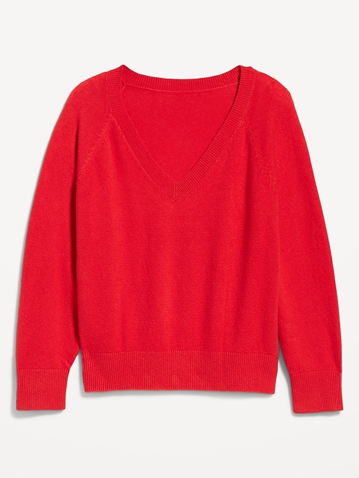 Image number 7 showing, SoSoft Loose V-Neck Sweater