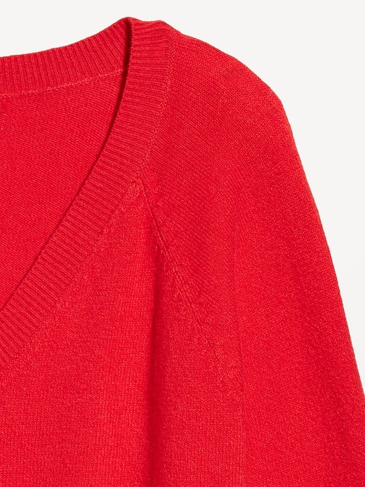 Image number 8 showing, SoSoft Loose V-Neck Sweater
