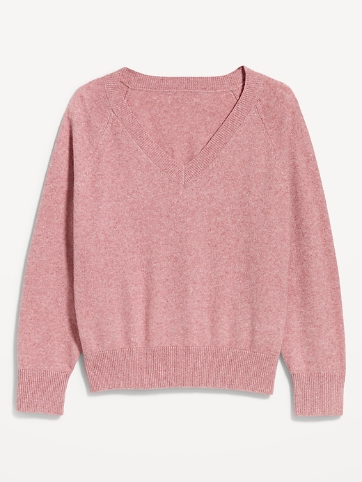 Image number 3 showing, SoSoft Loose V-Neck Sweater
