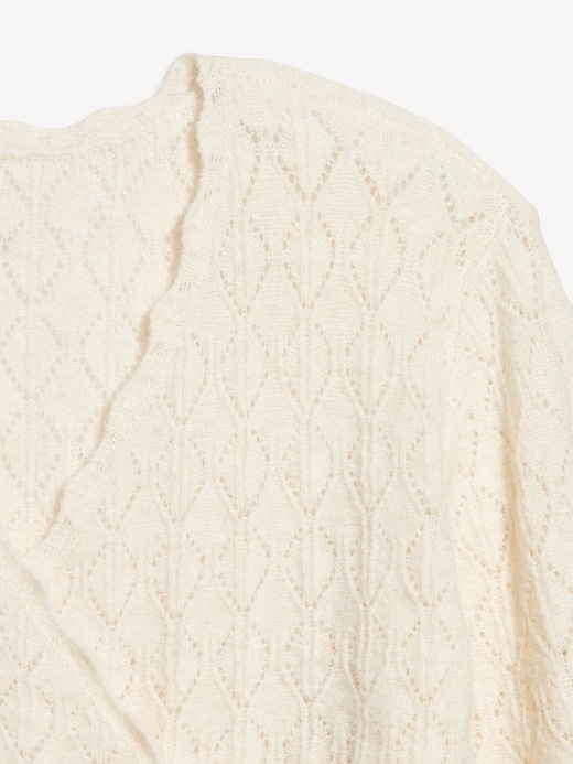 Image number 4 showing, Wool-Blend Wrap-Front Sweater