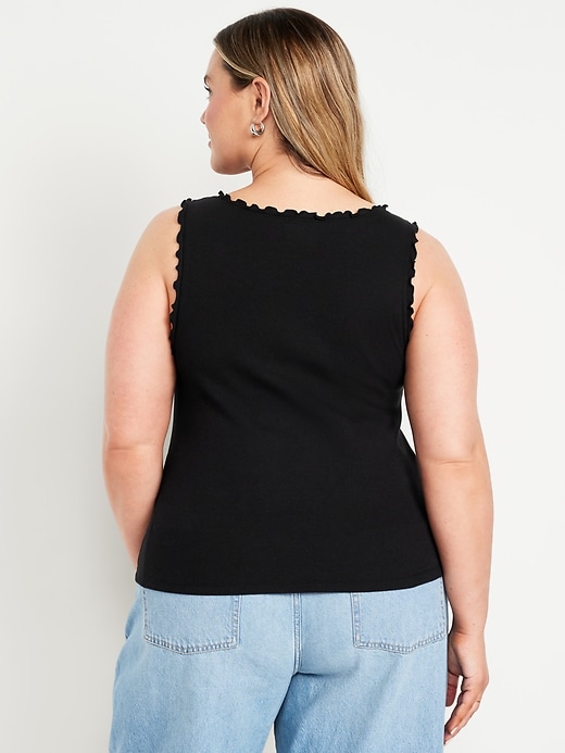 Image number 8 showing, Cinched Rib-Knit Tank Top