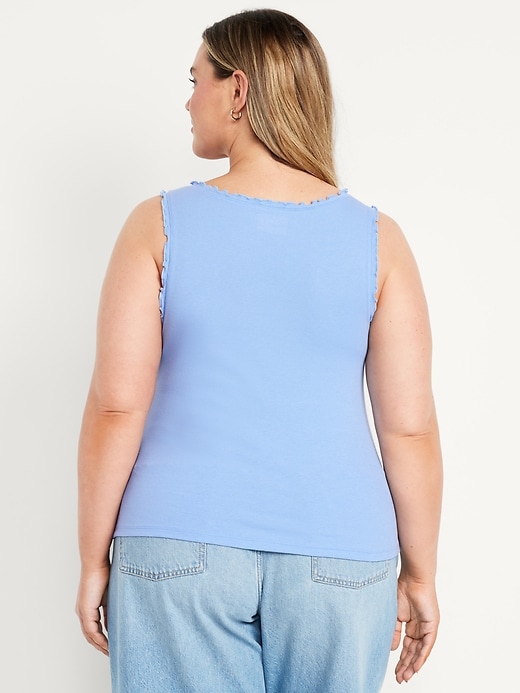 Image number 7 showing, Cinched Rib-Knit Tank Top