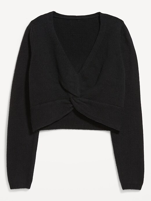 Image number 3 showing, SoSoft Twist-Front Sweater