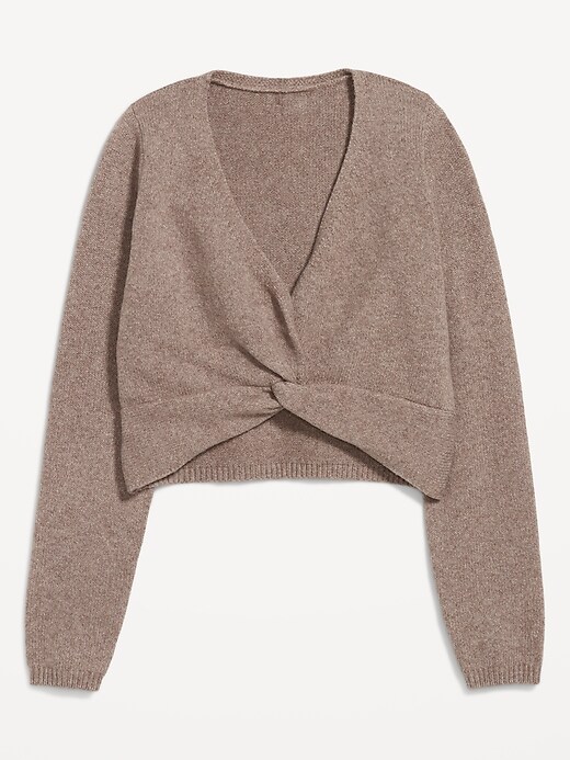 Image number 4 showing, SoSoft Twist-Front Sweater