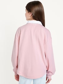 Image number 2 showing, Oversized Rugby Polo Shirt for Girls
