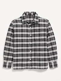 Image number 2 showing, Long-Sleeve Textured Plaid Pocket Shirt for Boys