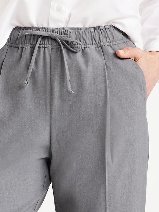 Image number 8 showing, High-Waisted Bille Straight Ankle Trouser