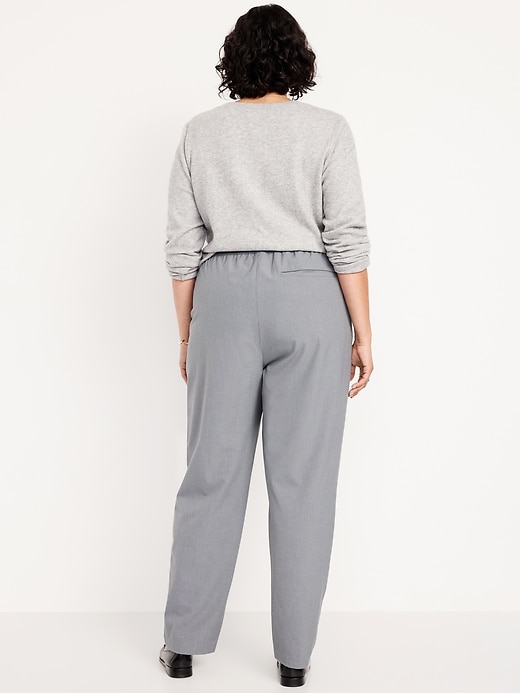 Image number 7 showing, High-Waisted Bille Straight Ankle Trouser