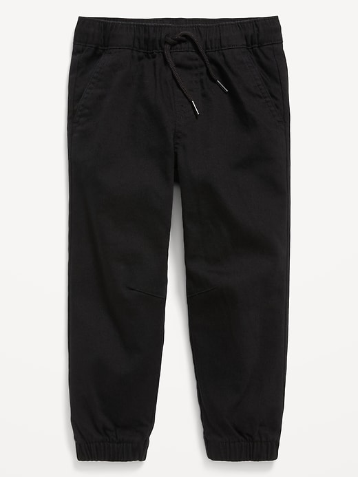 Image number 1 showing, Loose Twill Pull-On Jogger Pants for Toddler Boys