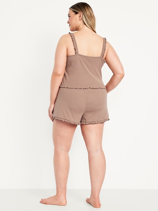Image number 8 showing, Pointelle Pajama Short Set