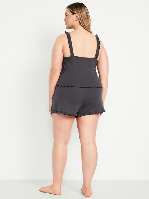 Image number 8 showing, Pointelle Pajama Short Set